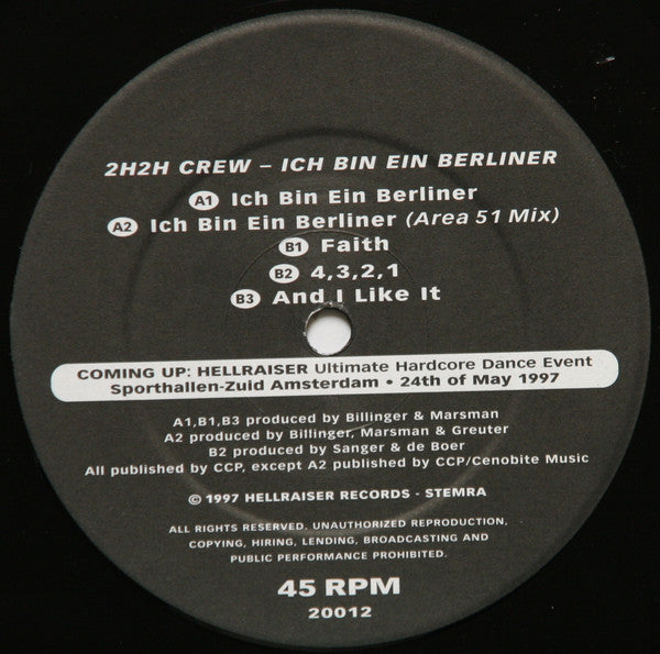 2H2H Crew - Ich Bin Ein Berliner