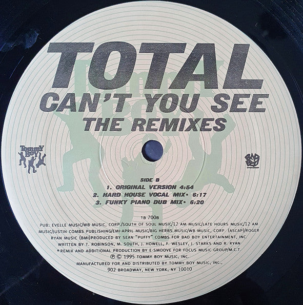 Total - Can't You See (The Remixes)