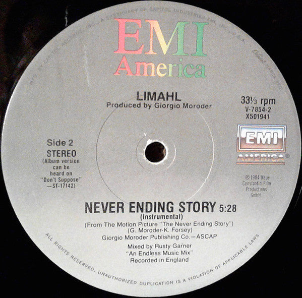 Limahl - The Never Ending Story