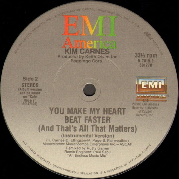 Kim Carnes - You Make My Heart Beat Faster (And That's All That Matters)