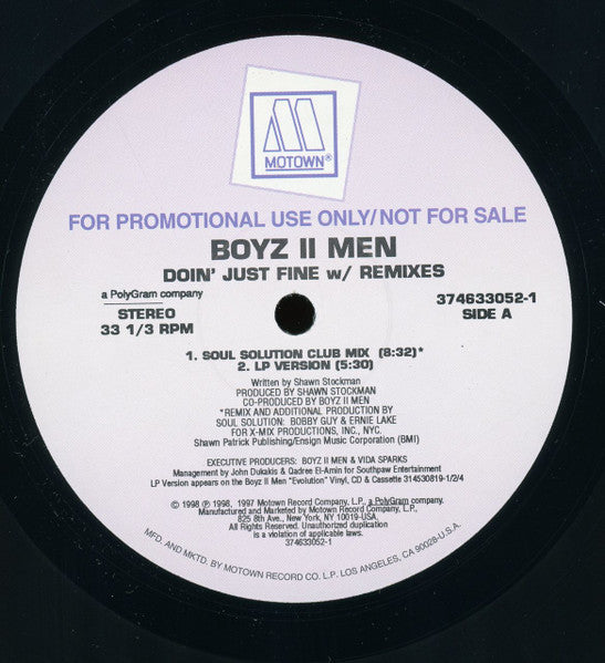Boyz II Men - Doin' Just Fine