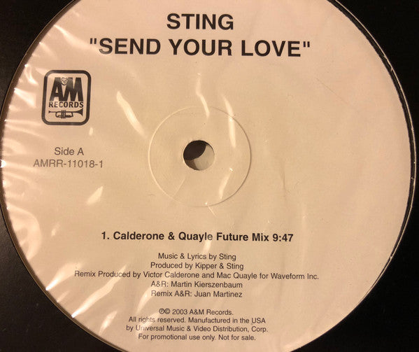 Sting - Send Your Love