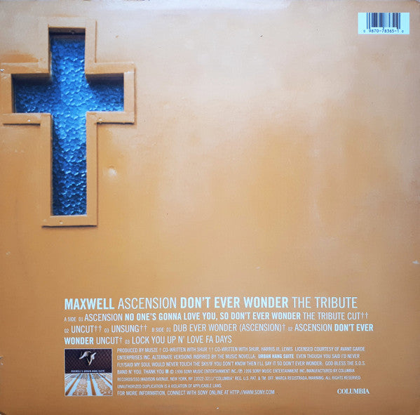 Maxwell - Ascension (Don't Ever Wonder) The Tribute