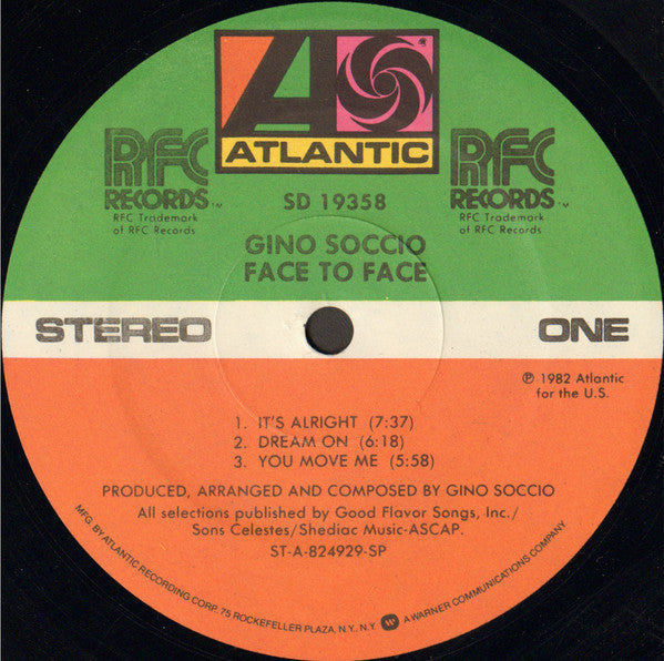 Gino Soccio - Face To Face