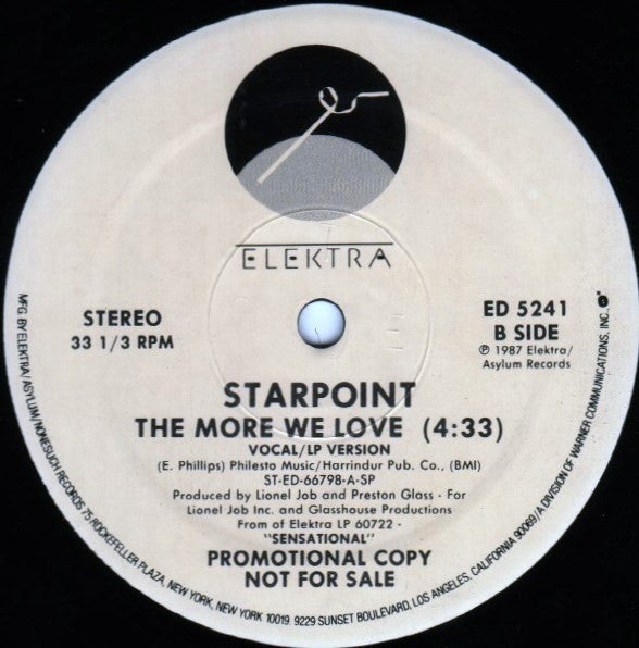 Starpoint - The More We Love