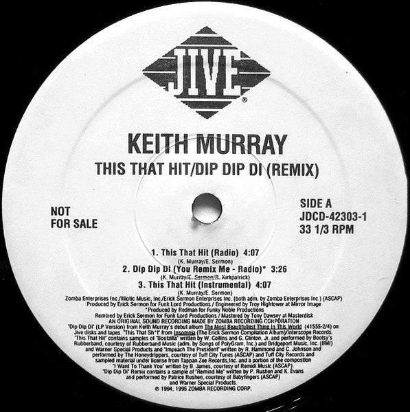 Keith Murray - This That Hit / Dip Dip Di