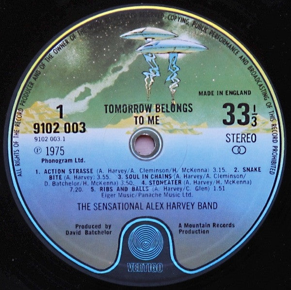 The Sensational Alex Harvey Band - Tomorrow Belongs To Me