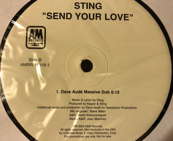 Sting - Send Your Love