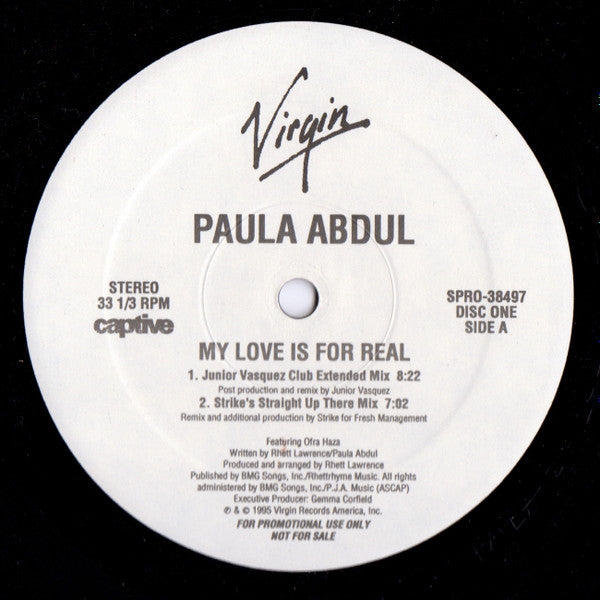 Paula Abdul - My Love Is For Real