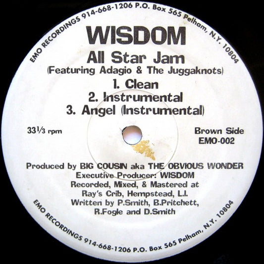 Wisdom (3) - All Star Jam / Angel