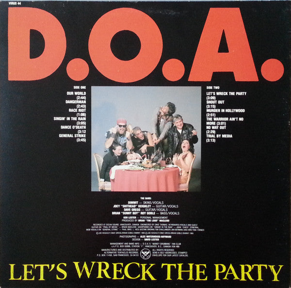 D.O.A. - Let's Wreck The Party
