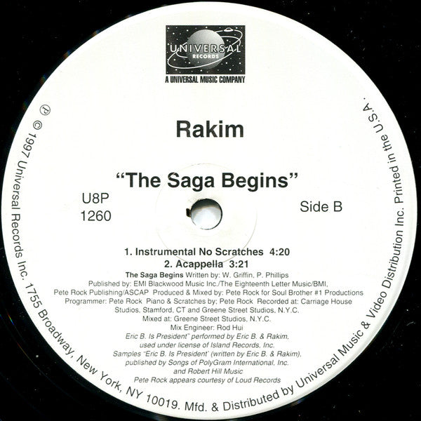 Rakim - The Saga Begins