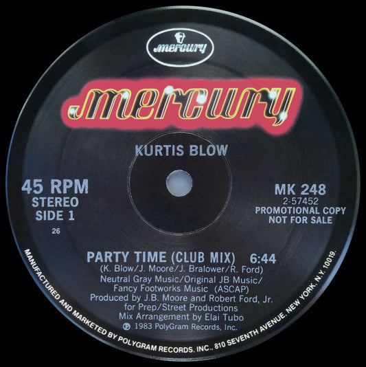 Kurtis Blow - Party Time