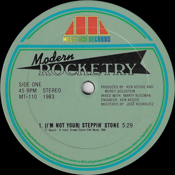 Modern Rocketry - (I'm Not Your) Steppin' Stone / I'm Gonna Make You Want Me