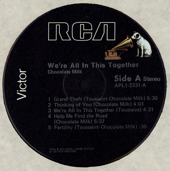 Chocolate Milk (2) - We're All In This Together
