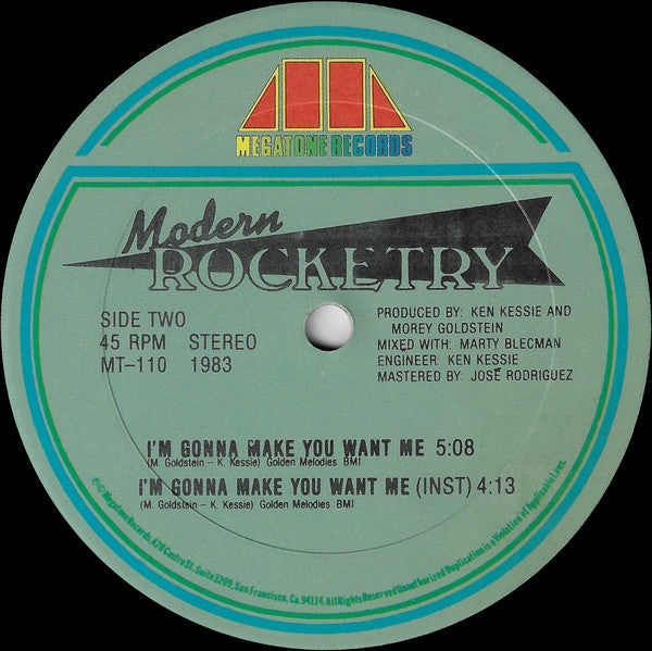 Modern Rocketry - (I'm Not Your) Steppin' Stone / I'm Gonna Make You Want Me