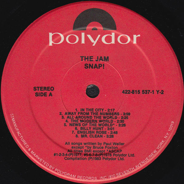 The Jam - Snap!