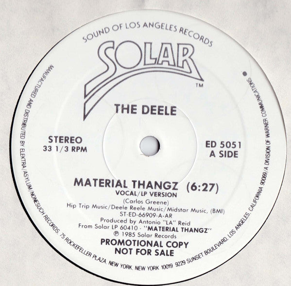The Deele - Material Thangz