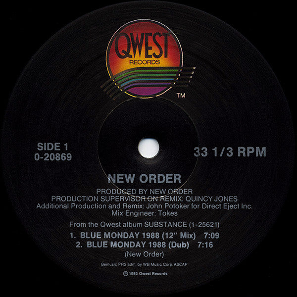 New Order - Blue Monday 1988