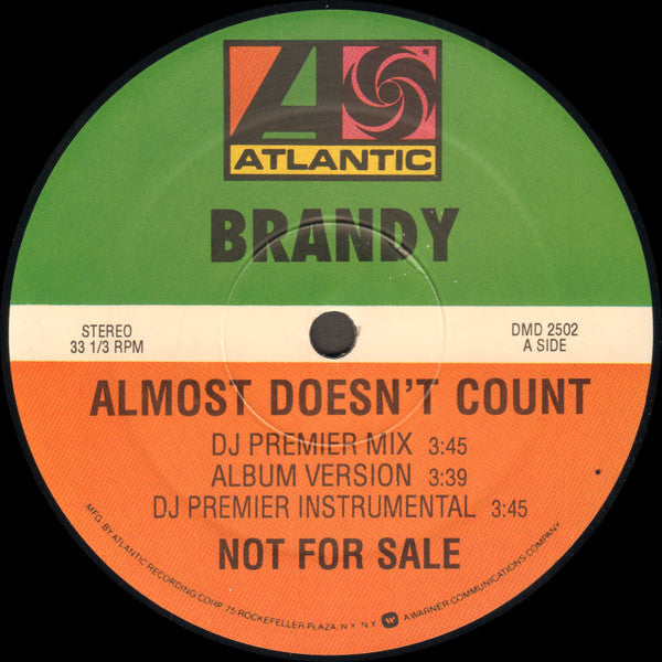 Brandy (2) - Almost Doesn't Count (DJ Premier Remix / Club Mix)