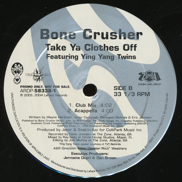 Bone Crusher (2) - Take Ya Clothes Off