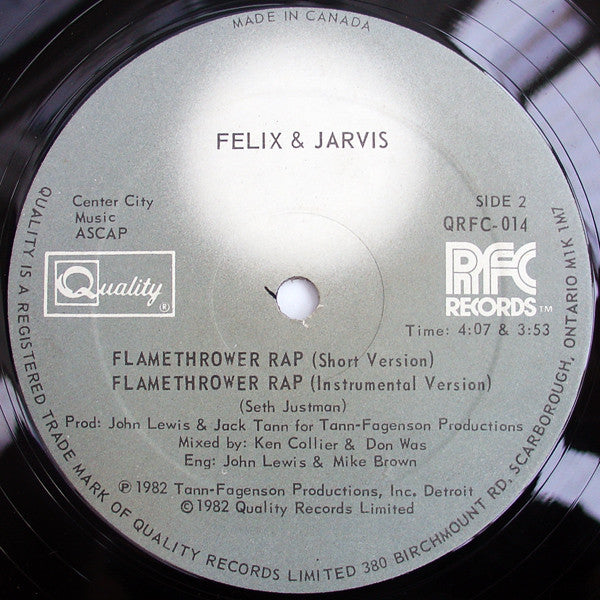 Felix & Jarvis - Flamethrower Rap