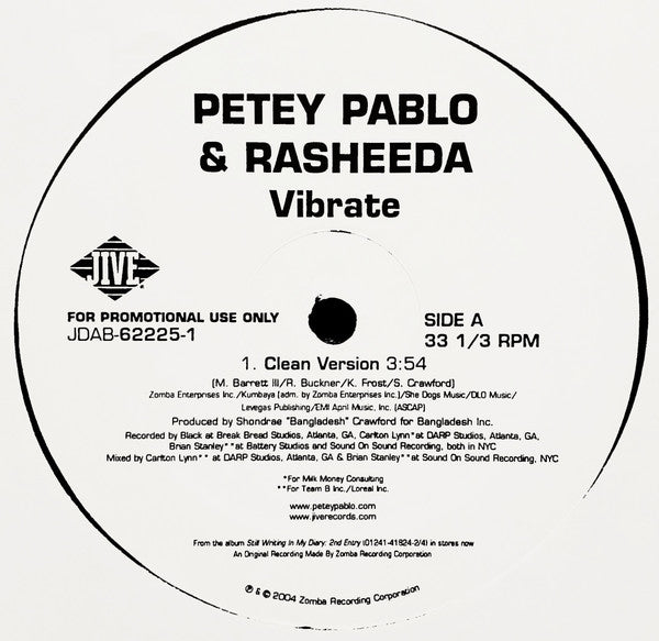 Petey Pablo - Vibrate