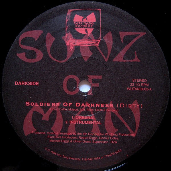 Sunz Of Man - Soldiers Of Darkness / Five Arch Angels