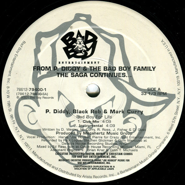 P. Diddy - Bad Boy For Life