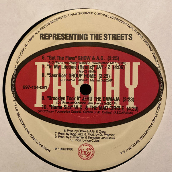 Various - Payday - Representin' The Streets