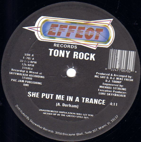 Tony Rock - She Put Me In A Trance / Still Doin' It