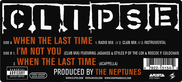 Clipse - When The Last Time