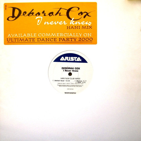 Deborah Cox - I Never Knew (Hani Num Club Mixes)