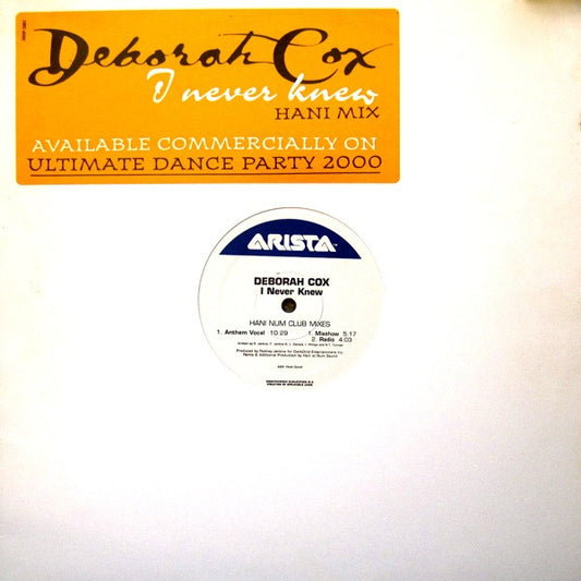 Deborah Cox - I Never Knew (Hani Num Club Mixes)