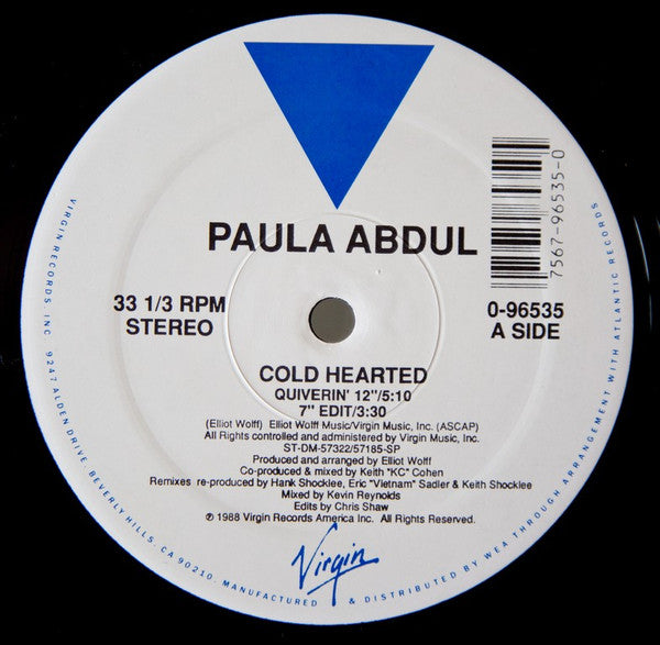 Paula Abdul - Cold Hearted