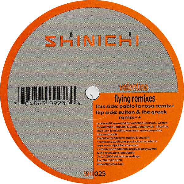 Valentino Kanzyani - Flying (Remixes)