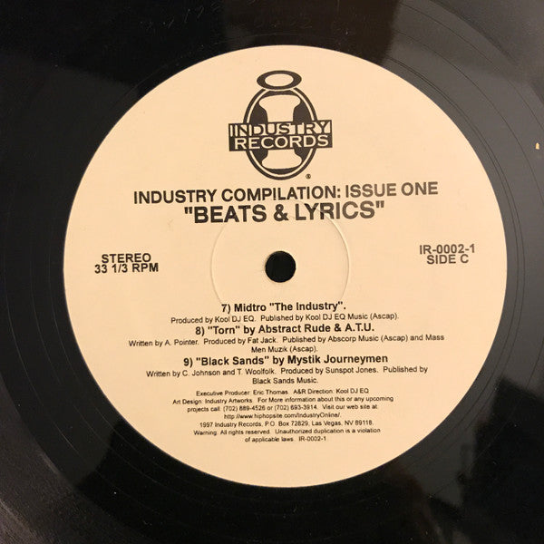 Various - Beats & Lyrics (Industry Hip Hop Compilation: Issue One)
