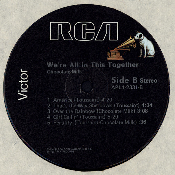 Chocolate Milk (2) - We're All In This Together