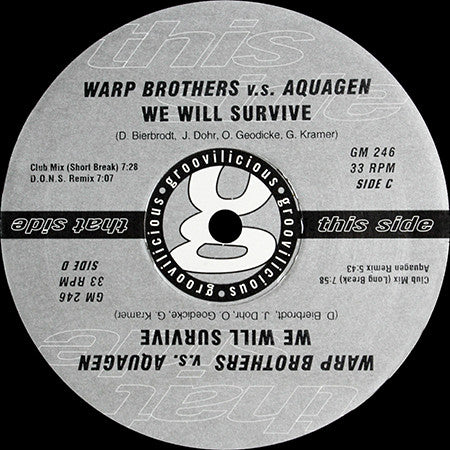 Warp Brothers - Phatt Bass / We Will Survive