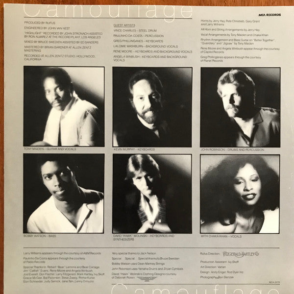 Rufus & Chaka Khan - Camouflage