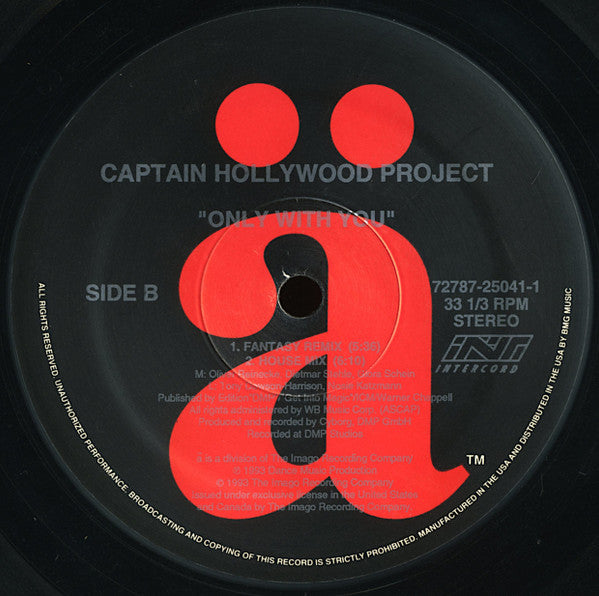 Captain Hollywood Project - Only With You