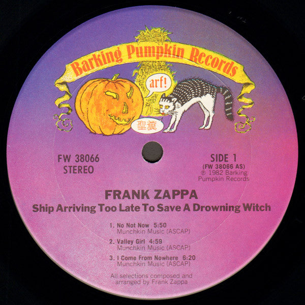 Frank Zappa - Ship Arriving Too Late To Save A Drowning Witch