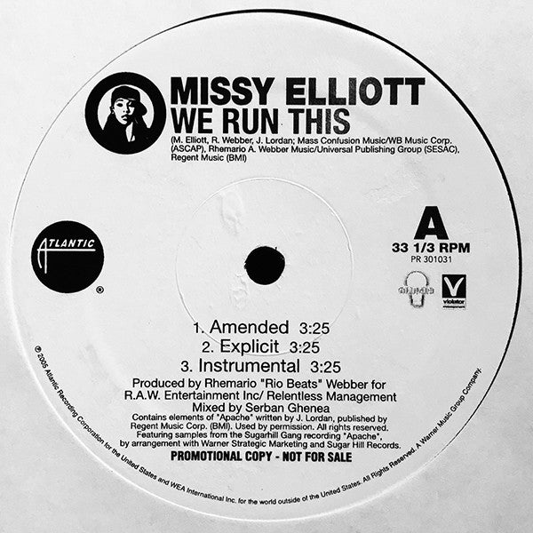 Missy Elliott - We Run This / Meltdown
