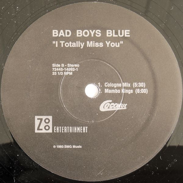 Bad Boys Blue - I Totally Miss You