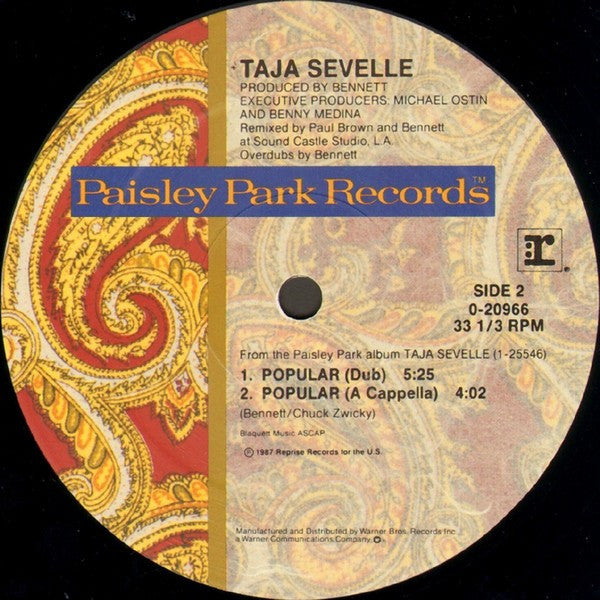 Taja Sevelle - Popular