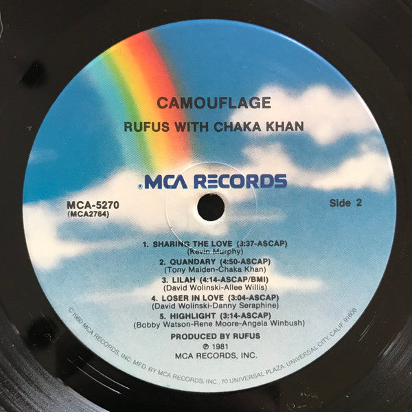 Rufus & Chaka Khan - Camouflage