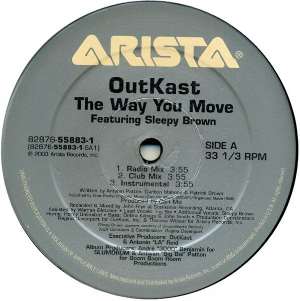 OutKast - The Way You Move / Hey Ya!