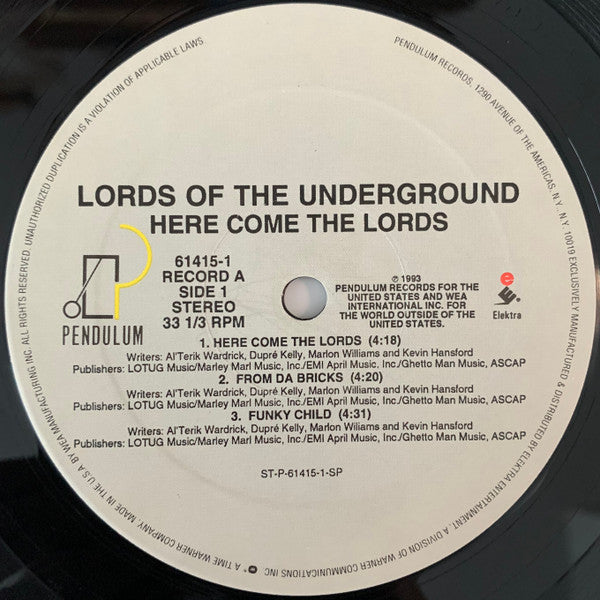 Lords Of The Underground - Here Come The Lords