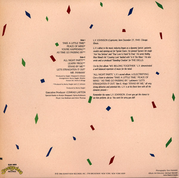 L. V. Johnson - All Night Party