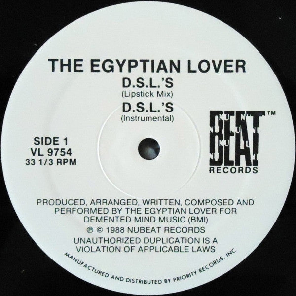 Egyptian Lover - D.S.L.'s